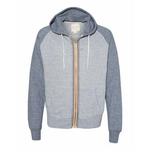 LG Weatherproof Garment Co Vintage Style Full-Zip Light Terry Hooded Sweatshirt